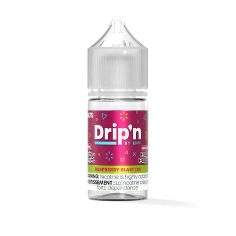 Drip’n by Envi E-Liquid – Raspberry Blast Ice | 30 mL Salt Nicotine
