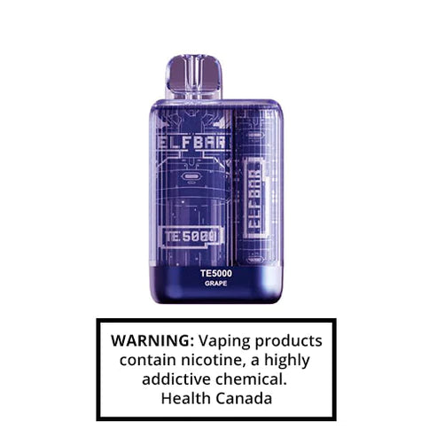 Elf Bar TE5000 - Grape - Disposable Vape Elf Bar TE5000 - Grape - Disposable Vape