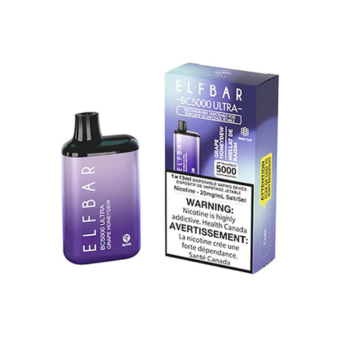 ELF BAR BC5000 ULTRA Disposable Vape - Grape Honeydew ELF BAR BC5000 ULTRA Disposable Vape - Grape Honeydew