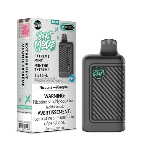 Flavour Beast 8K Disposable Vape - Beast Mode - Extreme Mint - Canada