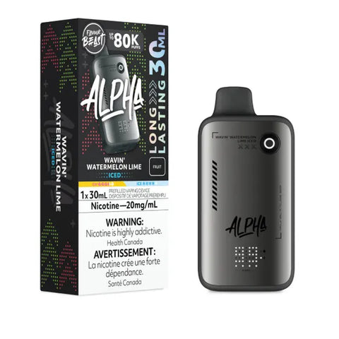 Flavour Beast Alpha Disposable Vape - Wavin' Watermelon Lime Iced