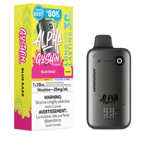 Flavour Beast Alpha Disposable Vape - Gushin' Blue Razz