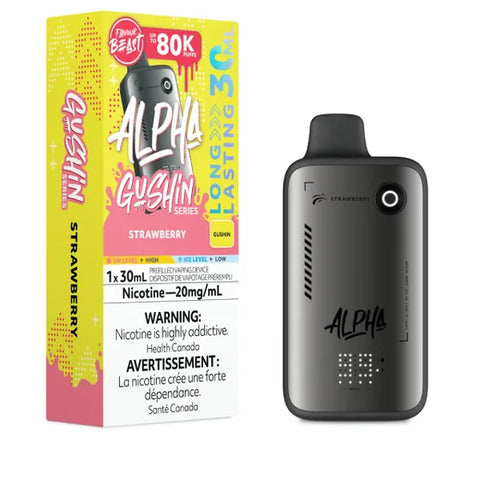 Flavour Beast Alpha Disposable Vape - Gushin' Strawberry
