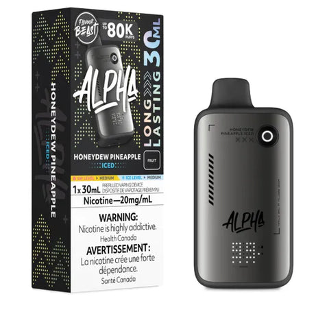 Flavour Beast Alpha Disposable Vape - Honeydew Pineapple Iced