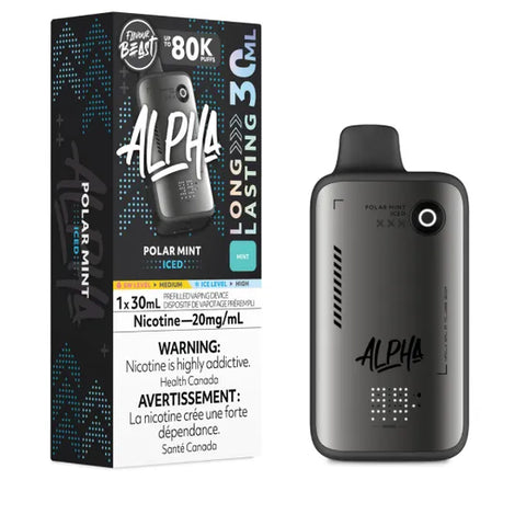 Flavour Beast Alpha Disposable Vape - Polar Mint Iced