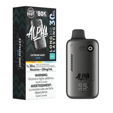 Flavour Beast Alpha  Disposable Vape - Extreme Mint Iced