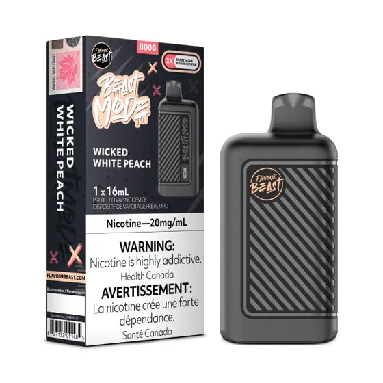 flavor beast vape battery Flavour 8K Beast Mode Disposable Colour:Black Kit elux falvours Natural Catch Tuna -