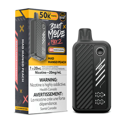 Flavour Beast Mode Max 2 – Mad Mango Peach - 50,000 Puffs