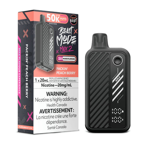 Flavour Beast Mode Max 2 – Packin' Peach Berry - 50,000 Puffs