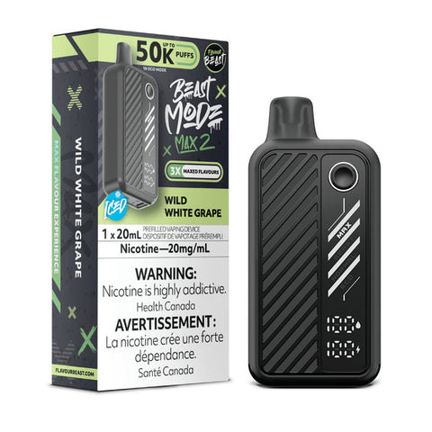 Flavour Beast Mode Max 2 – Wild White Grape - 50,000 Puffs
