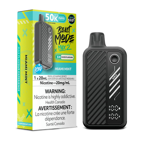 Flavour Beast Mode Max 2 – Miami Mint - 50,000 Puffs