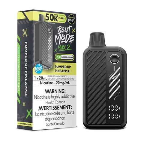 Flavour Beast Mode Max 2 – Pumped Up Pineapple - 50,000 Puffs