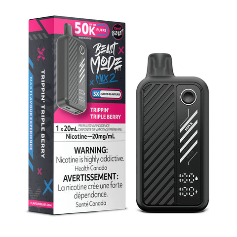 Flavour Beast Mode Max 2 –Trippin' Triple Berry - 50,000 Puffs