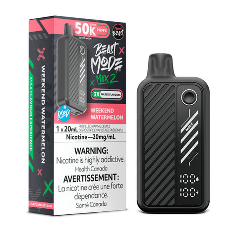 Flavour Beast Mode Max 2 –Weekend Watermelon - 50,000 Puffs