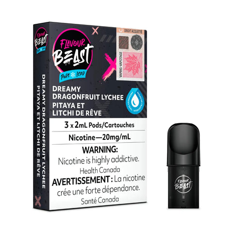 Flavour Beast Pods - Dreamy Dragonfruit Lychee - STLTH Compatible
