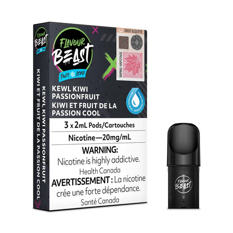 Flavour Beast Pods Kewl Kiwi Passiontfruit - STLTH Compatible