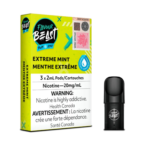 Flavour Beast Extreme Mint Pods - STLTH Compatible