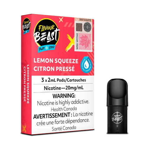 Flavour Beast Lemon Squeeze Pods - STLTH Compatible 