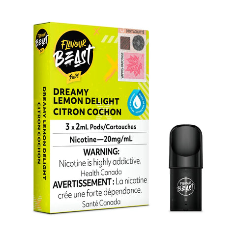 Flavour Beast Pods - Dreamy Lemon Delight - STLTH Compatible