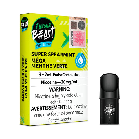 Flavour Beast Mint Pods - Super Spearmint