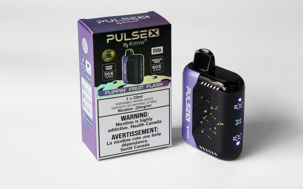 Flash Puff Pulse X Disposable Vape - 60K Puffs - Flippin Fruit Flash