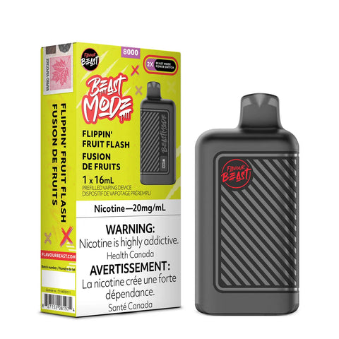 Flavour Beast 8K Disposable Vape BEAST MODE - Flippin Fruit Flash - Canada