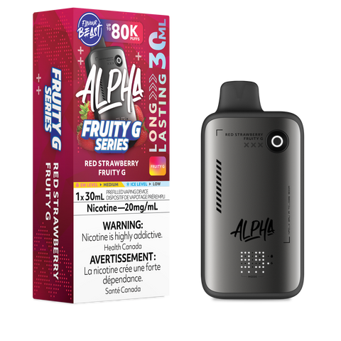 Flavour Beast Alpha Disposable Vape - Red Strawberry Fruity G