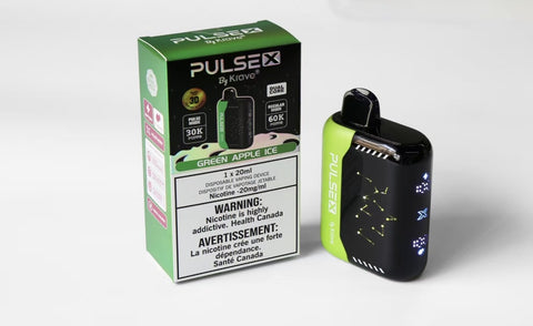 Pulse X Disposable Vape - 60K Puffs - Green Apple Ice