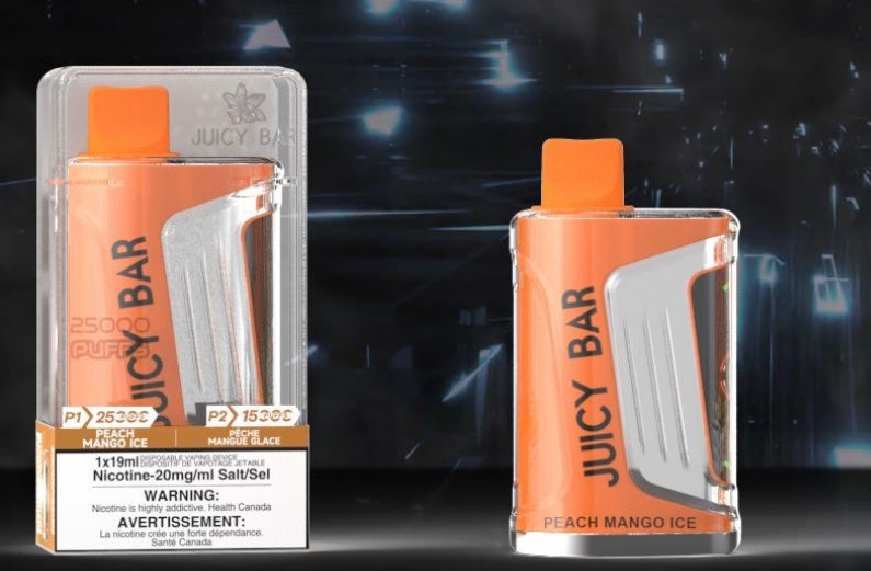SHOP Juicy Bar JB25000 Pro Max Disposable Vape - Mango Peach Ice SHOP Juicy Bar JB25000 Pro Max Disposable Vape - Mango Peach Ice