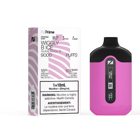 ZPrime Disposable Vape - ZPOD - 9K Puffs - Wiggly B Ice