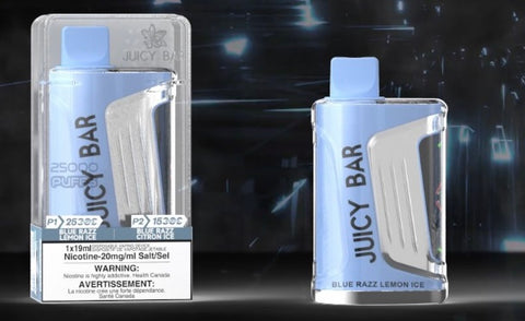 Juicy Bar JB25000 Pro Max Disposable Vape - Blue Razz Lemon Ice - 25K Puffs