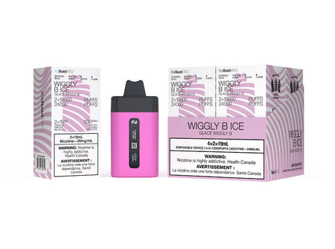 ZBOLD PRO Disposable Vape - Zpods - 24K Puffs Combo - Wiggly B Ice