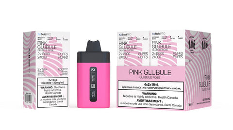 ZBOLD PRO Disposable Vape - Zpods - 24K Puffs Combo - Pink Glubule