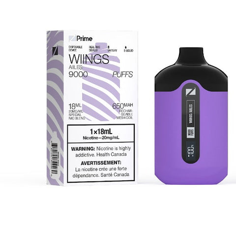 ZPrime Disposable Vape - ZPOD - 9K Puffs - Wings