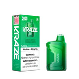 Kraze 5k Disposable Vape green apple