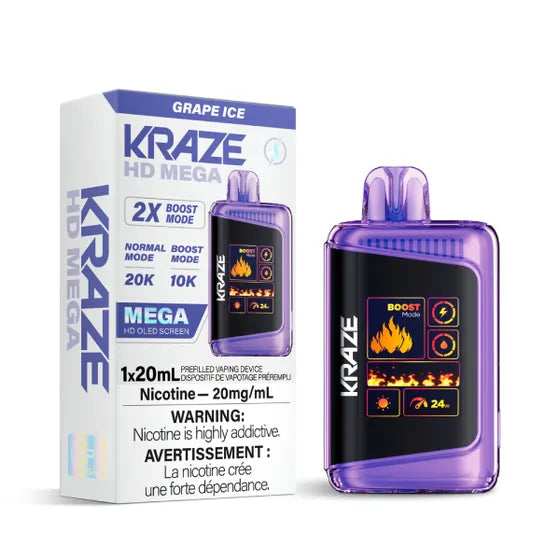 kraze disposable vape Kraze HD Mega Disposable Vape - 20K Puffs