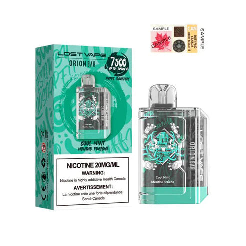 Buy Lost Vape Disposable - Orion Bar - 7500 Puffs - Cool Mint Buy Lost Vape Disposable - Orion Bar - 7500 Puffs - Cool Mint