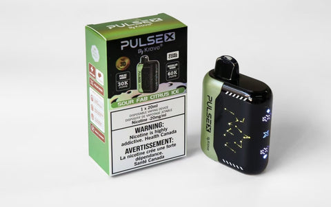 Pulse X Disposable Vape - 60K Puffs - Sour Fab Citrus Ice