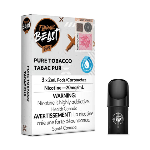 Flavour Beast Pods - Pure Tobacco - STLTH Compatible 