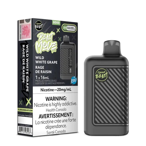 white grape disposable vape Flavour Beast 8K Beast Mode Disposable