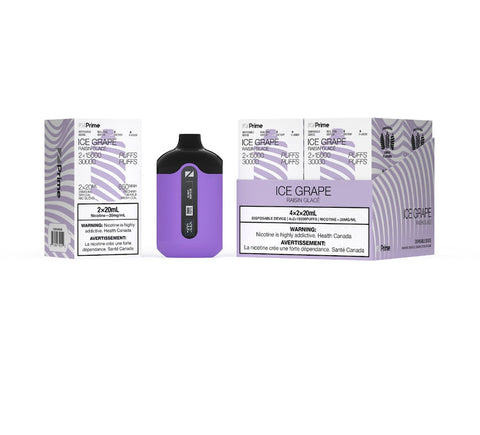 ZPrime Disposable Vape - Zpods - 30K Puff Combo - Ice Grape