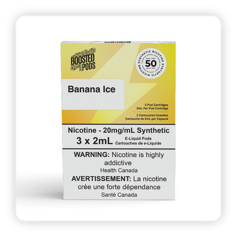 boosted pods banana ice stlth compatible