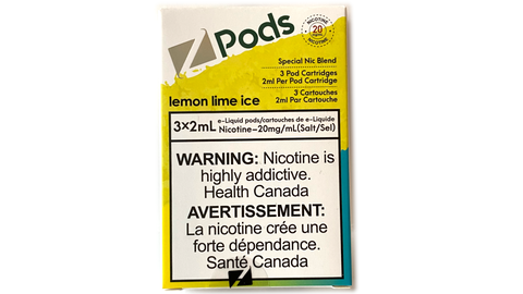 Lemon Lime Ice Z Pods Supreme STLTH Compatible Pods