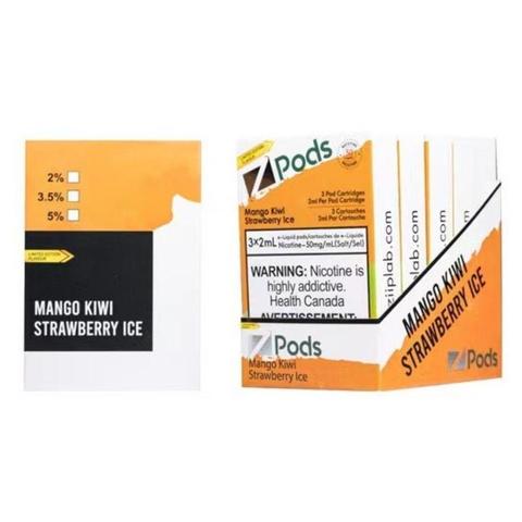 Z Pod Supreme STLTH Compatible Mango Kiwi Strawberry Ice