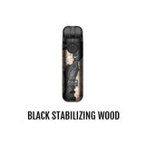 smok novo 4 kit black stabilizing wood