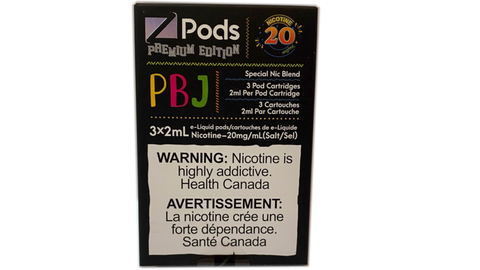 z pods Supreme PBJ peanut butter jam