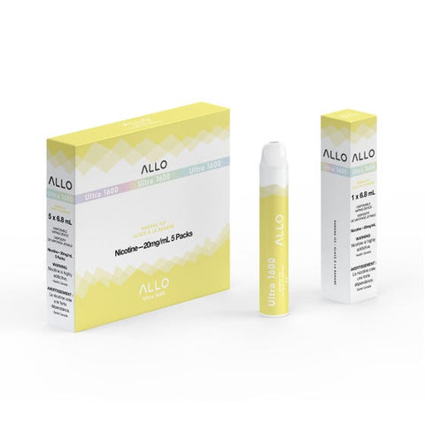 allo ultra 1600 disposable vape banana ice