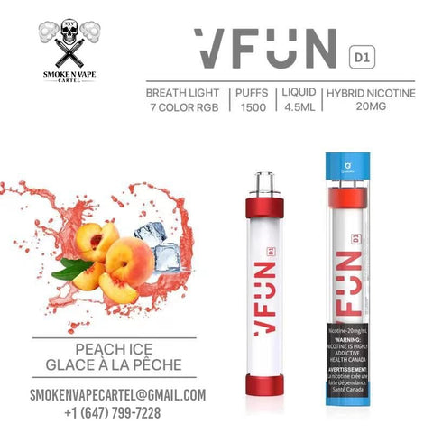 VFUN Disposable Vape | 1500 Puffs | Hybrid Nicotine VFUN Disposable Vape | 1500 Puffs | Hybrid Nicotine