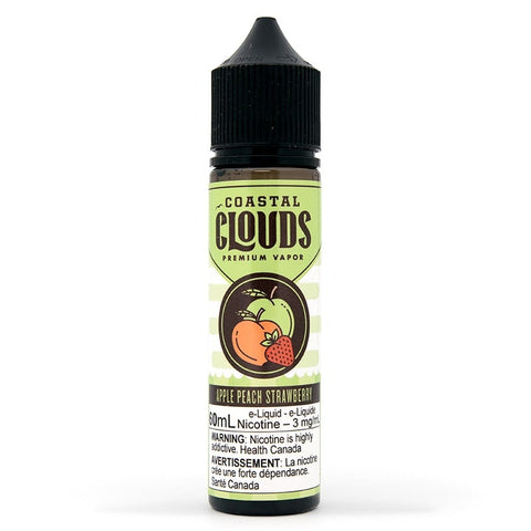 Coastal Clouds apple peach strawberry e-liquid