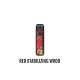 smok novo 4 mini pod kit red stabilizing wood